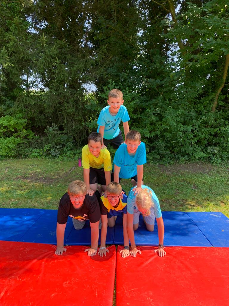 Gruppe bei einer gemeinsamen Trainingseinheit